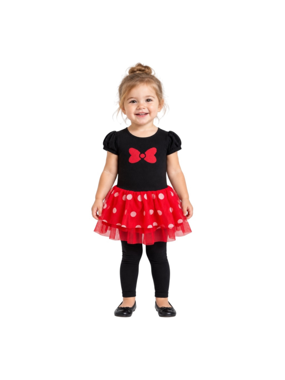 Disney Minnie Mouse Old Navy Red Polka Dot Tutu Dress 2T